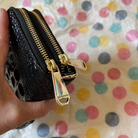 Brahmin Black Croc-Embossed Wallet - Picture 3 of 5